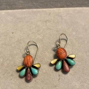 Sterling and turquoise earrings
